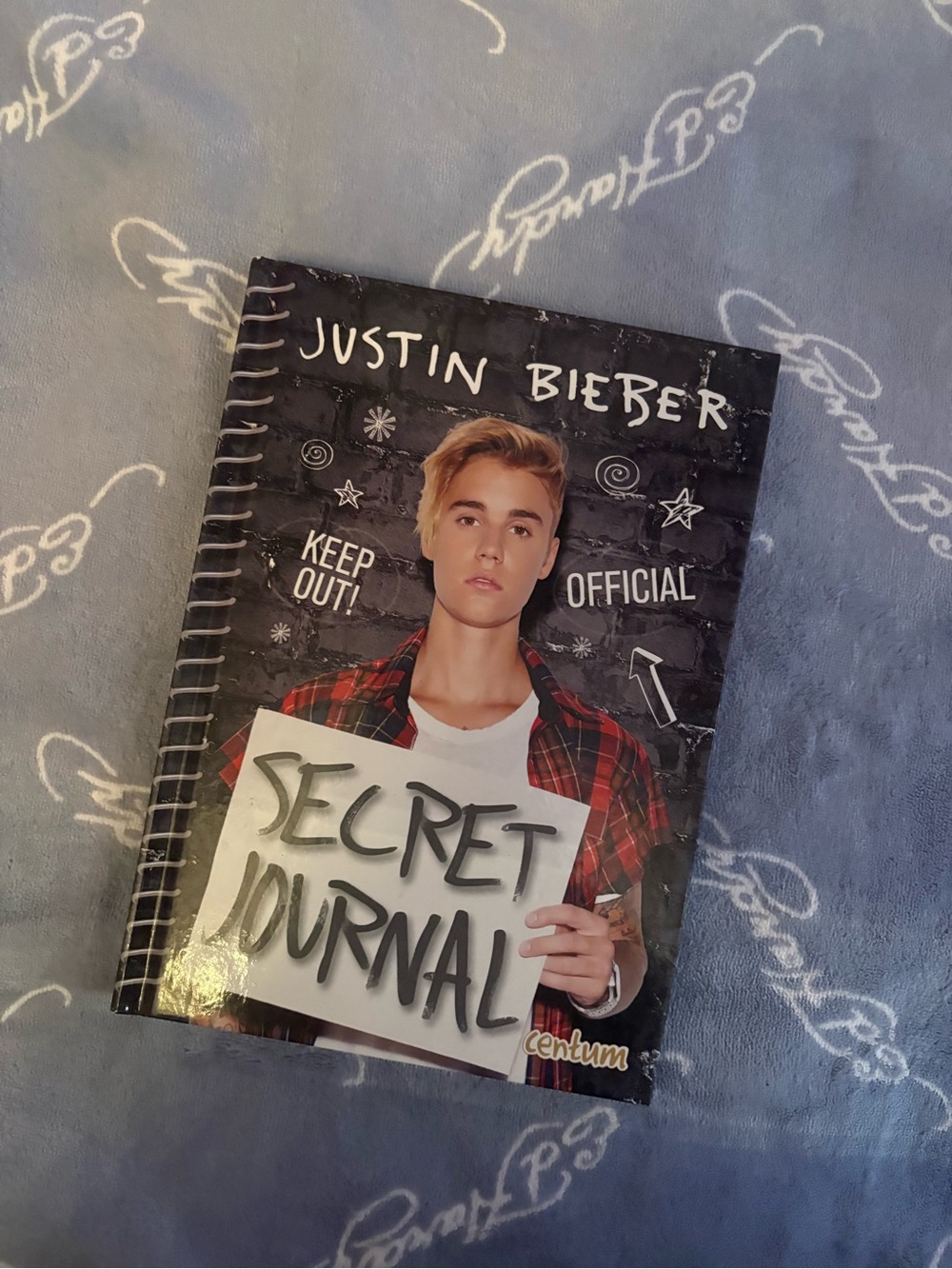 Justin Bieber 'Secret Journal' Hardcover Notebook
